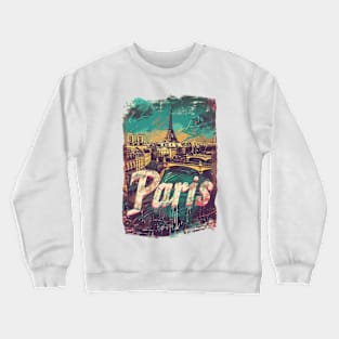 Paris Retro France t-shirt Crewneck Sweatshirt